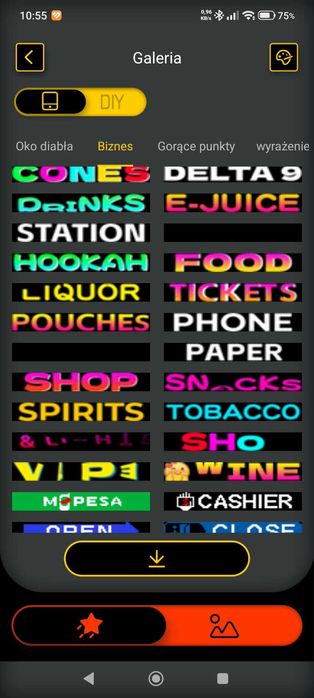 Elastyczny panel wyświetlacz LED Matrix  reklama 19x90 cm