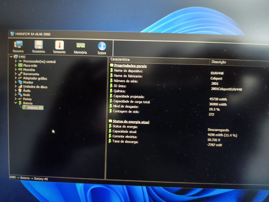 Lenovo ThinkPad E495 14" Ryzen 5 3500U - 256GB nvme - 8GB Ram
