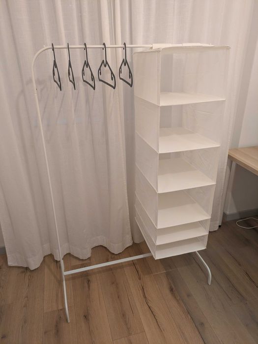 SKUBB (IKEA) - Arrumação - 6 Prateleiras para varão de roupeiro