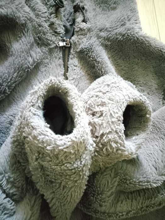 Szare sztuczne futerko Primark