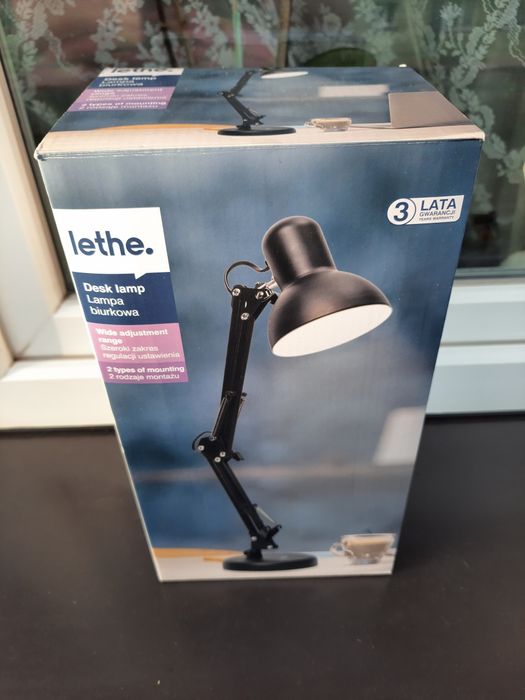 Lampka biurkowa dla dziecka, metalowa