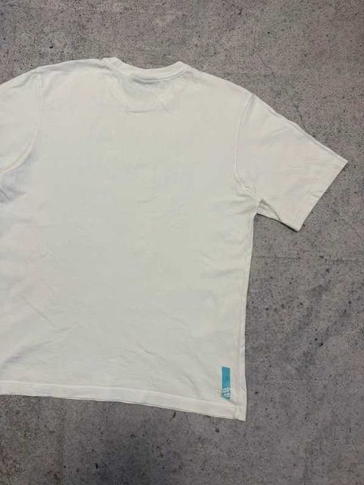 Biała koszulka z niebieskim nadrukiem Billabong - Size M