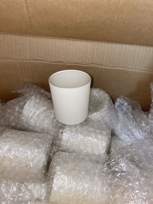 Szklane pojemniki do zalewu swiec