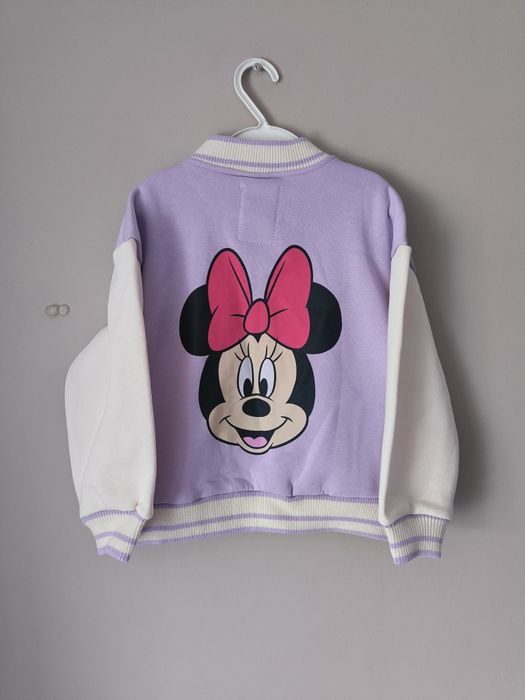 Bluza kurtka bomberka Sinsay 104 Myszka Minnie Mouse Disney jesień
