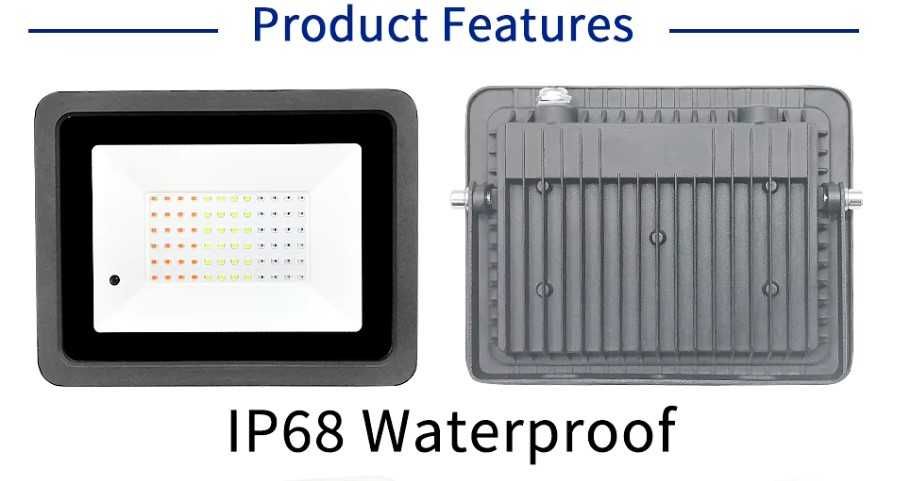 Holofote RGB 20W, 30W, 50W, 100W IP68 A prova de Agua