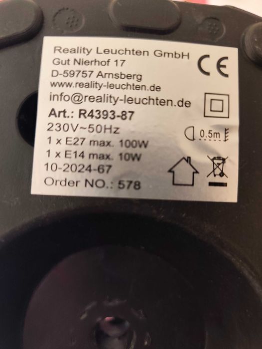 Lampa stojąca podłogowa