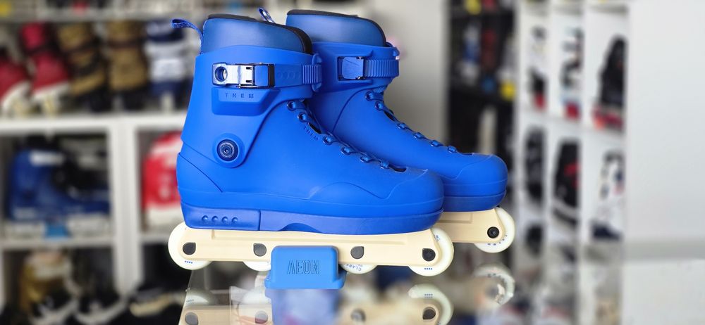 Rolki agresywne Them Clarks blue medium nowe