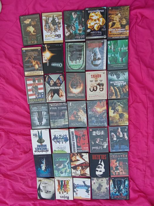 35 DVDs maioria duplos