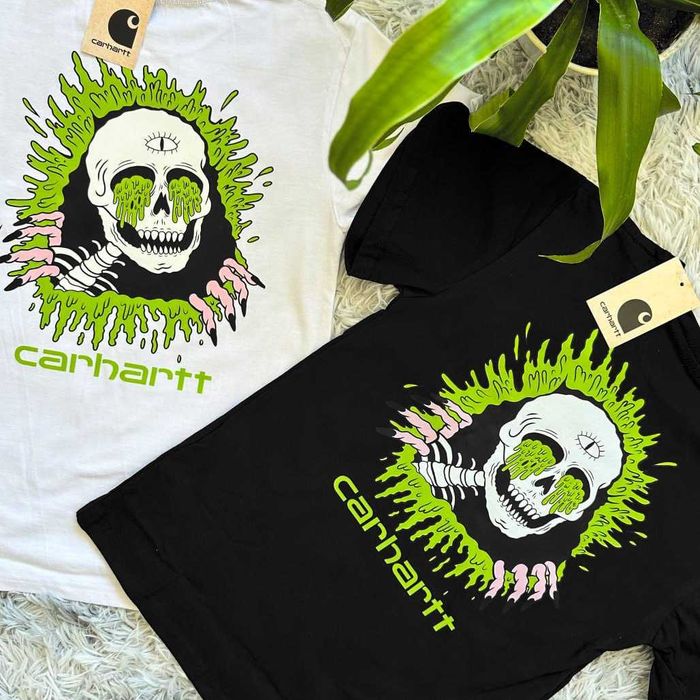 BIG Logo • Новая Футболка CARHARTT Magic Skull • Майка Кархарт • XS S M L XL XXL