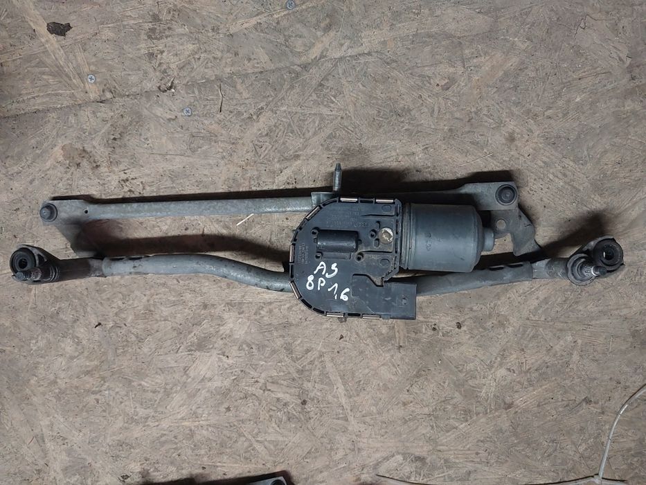 Mechanizm wycieraczek przód przedni silniczek audi a3 8p