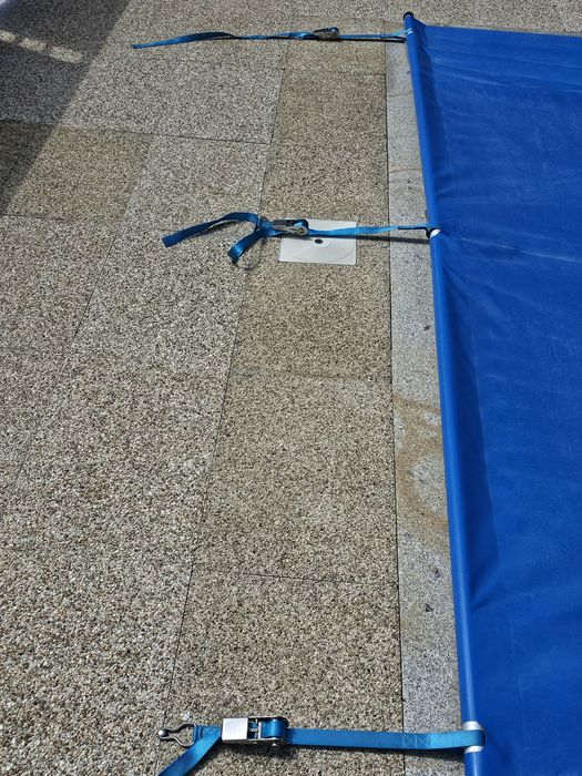 Cobertura de piscina em bom estado (apenas 6 mês de uso) para piscina 3×6 metros