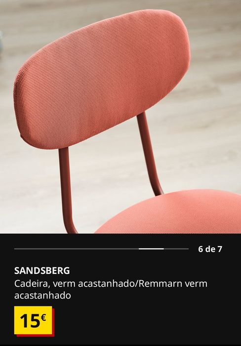 6 cadeiras novas IKEA
