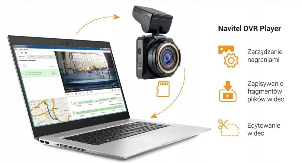 Wideorejestrator NAVITEL R600 QUAD HD 2K 170° G-Sensor Tryb Parkingowy