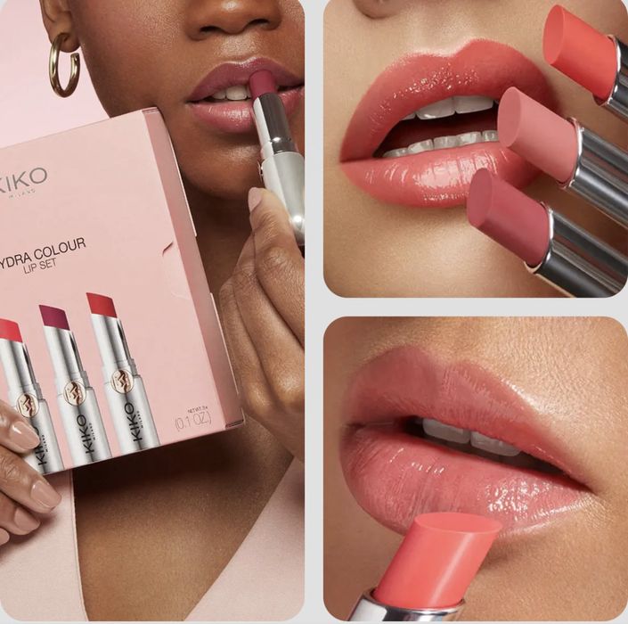 Набір бальзамів Kiko Milano coloured balm 03 06 09