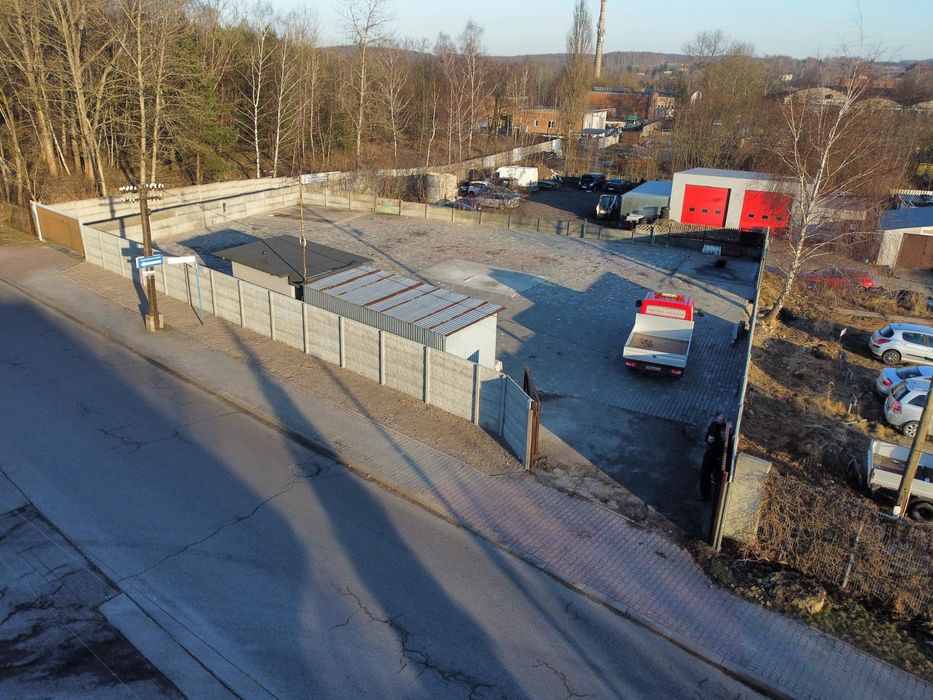 Działka usługowa 5U Dąbrowa Górnicza ul Adama Rapackiego Zabkowice( przemyslowa)