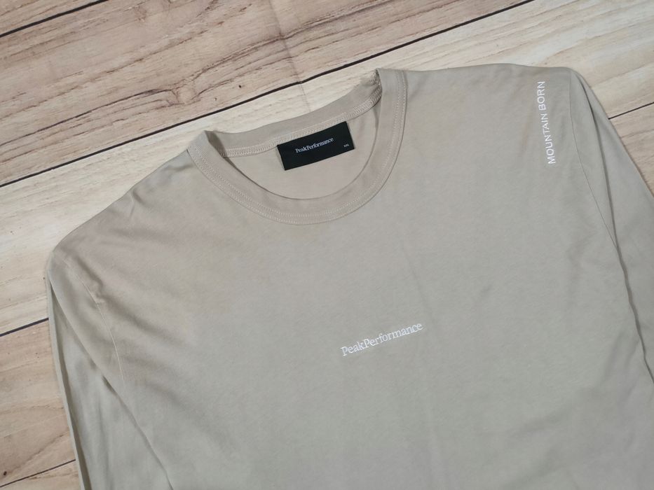 PEAK PERFORMANCE Koszulka Longsleeve Męska Logowana r. XXL