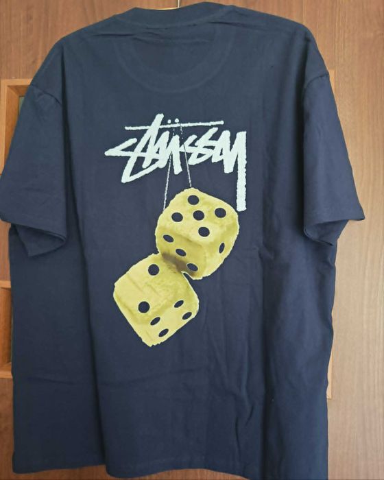 Koszulka Stüssy "Fuzzy Dice" T-shirt – Granatowa / Navy 3xl