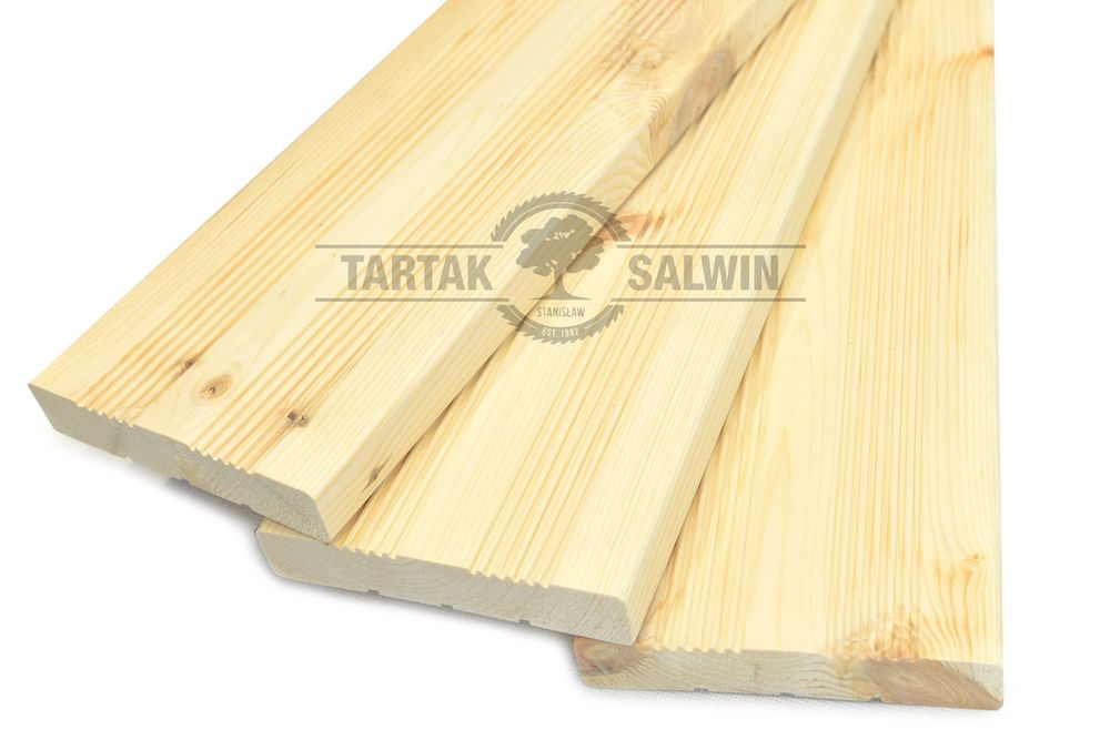 Deska tarasowa sosnowa ryflowana 28x150