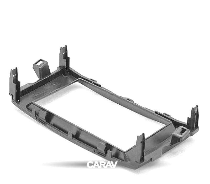 MOLDURA ADAPTADOR PRETO PARA RADIO 2-DIN PARA TOYOTA AURIS 06-12