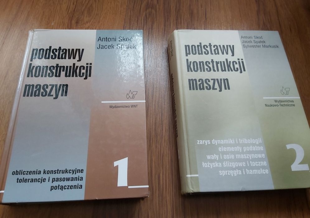 Sprzedam Podstawy konstrukcji maszyn -1 i 2 część