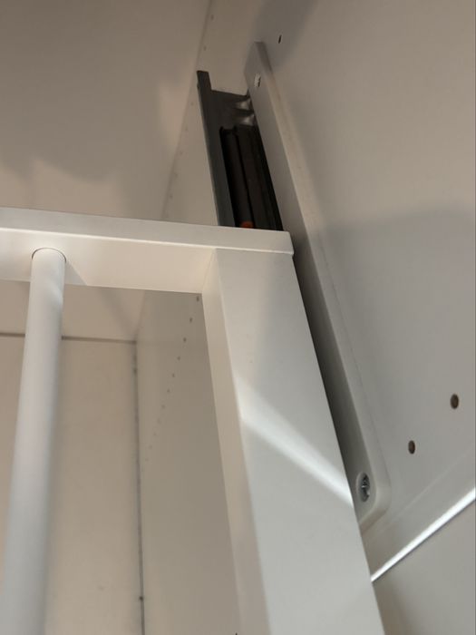 IKEA PAX KOMPLEMENT Wysuwany wieszak na spodnie, biały, 100x58 cm