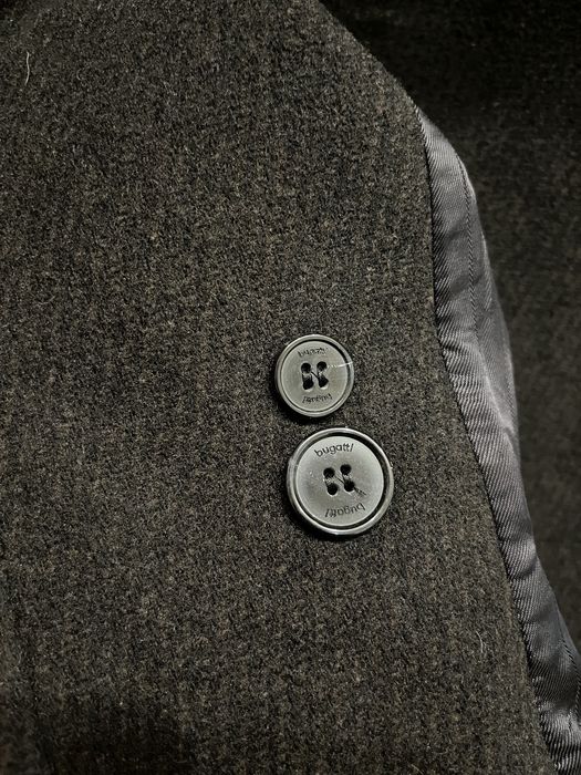 Bugatti шерстяное прямое пальто, размер XXL