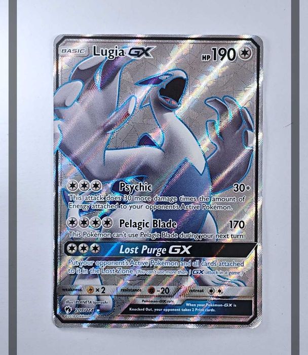 Lugia Gx 207/214 LOT Pokemon ENG-NM