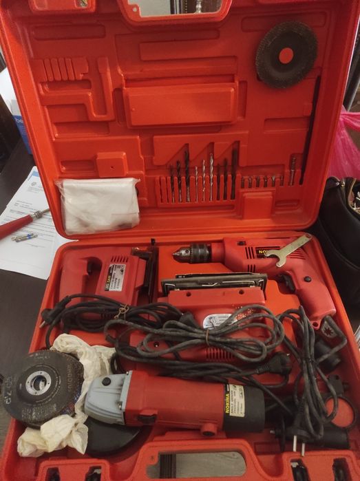 Conjunto de ferramentas elétricas marca Nokina