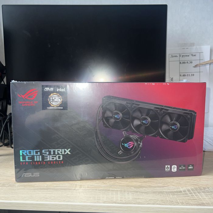 Водяне охолодження ASUS ROG STRIX LC III 360