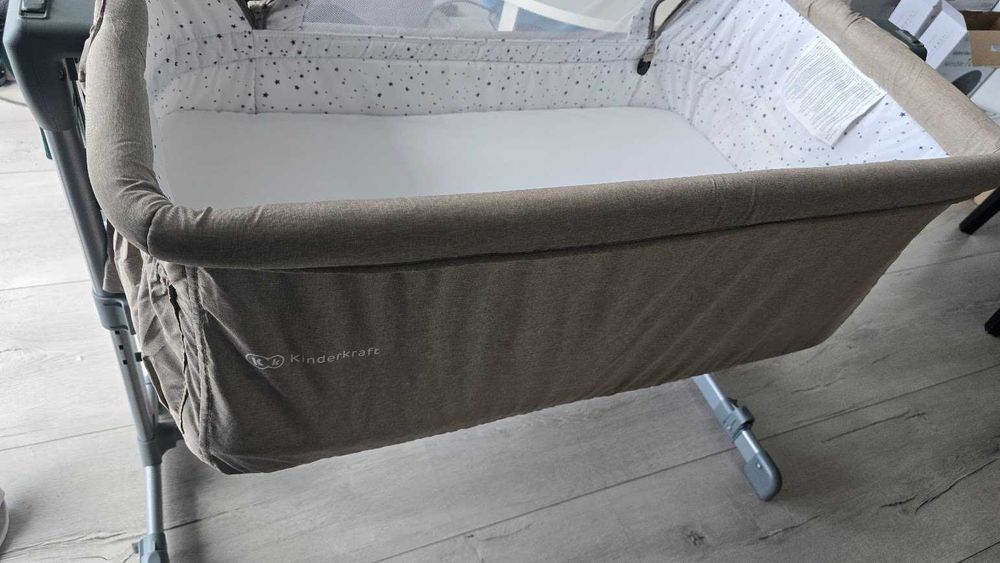 Łóżeczko dostawne KINDERKRAFT Neste Up 2w1 Beżowy max 9kg