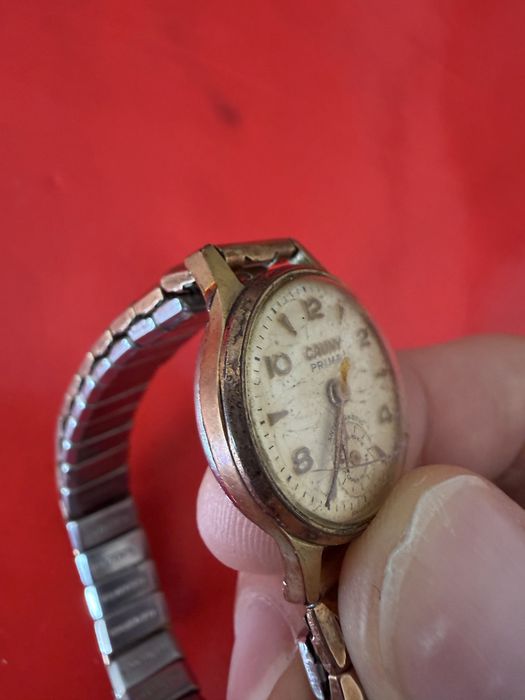 Relógio antigo Cauny Prima (Swiss Made) – para restauro/peças
