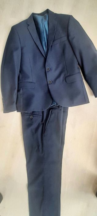 Garnitur granatowy jak nowy #Siko