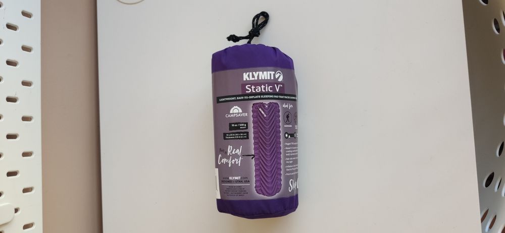Туристичний надувний каремат Klymit Static V  США