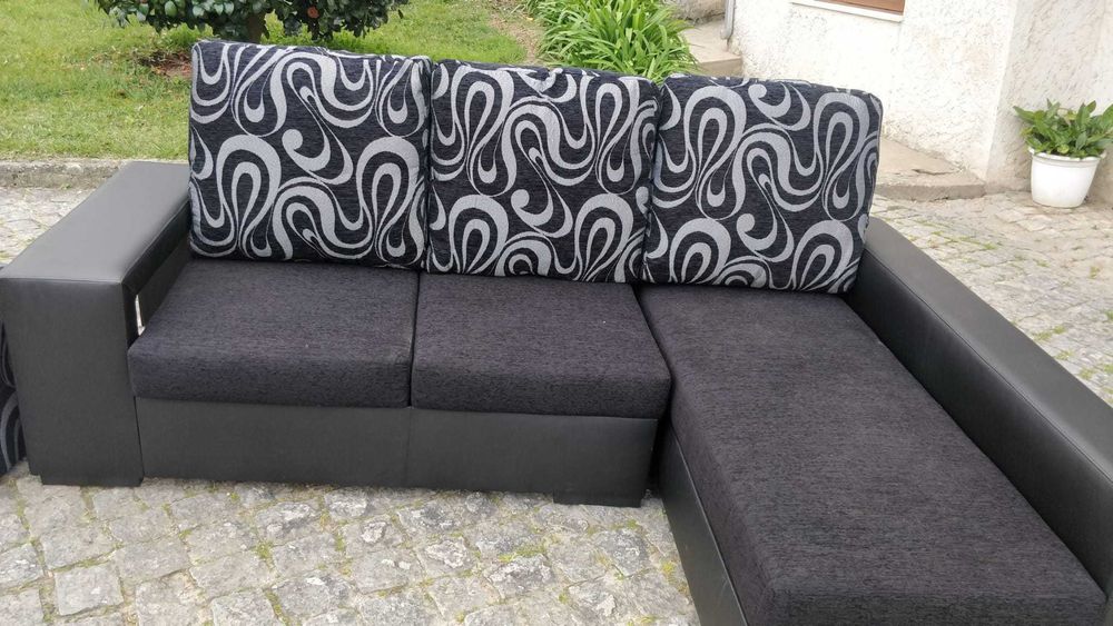 Sofá 3 Lugares com Chaise Longue