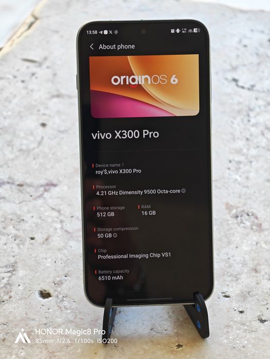 Vivo x300pro,internacional global,(6510mh batteria) warranty ate 2027julho.