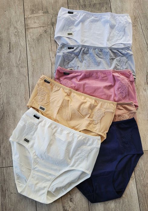 Fuleshuya 7 par majtek bawełnianych wyższych nowe 3XL