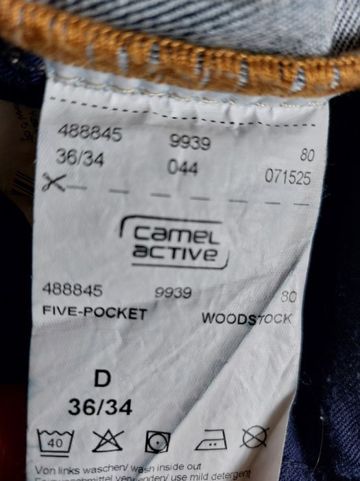 Jeansy Camel Active Woodstock W36 L34 – Klasyczne Proste
