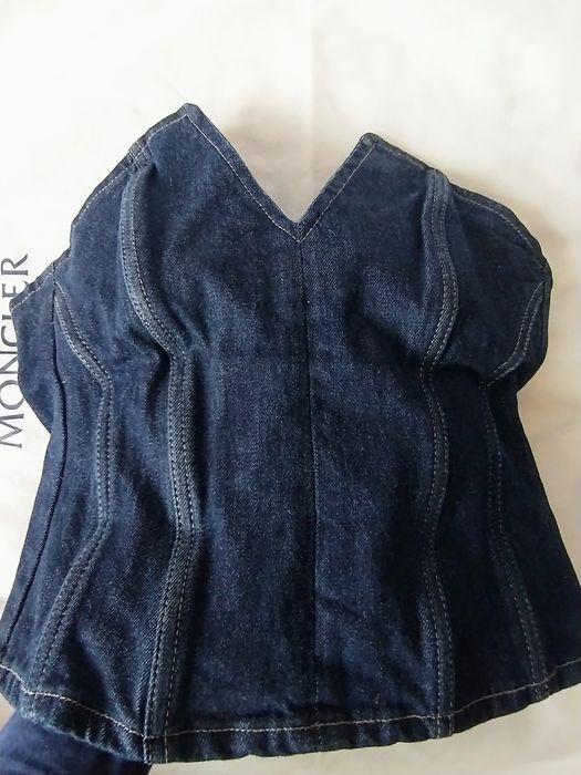 Gorset jeansowy Zara