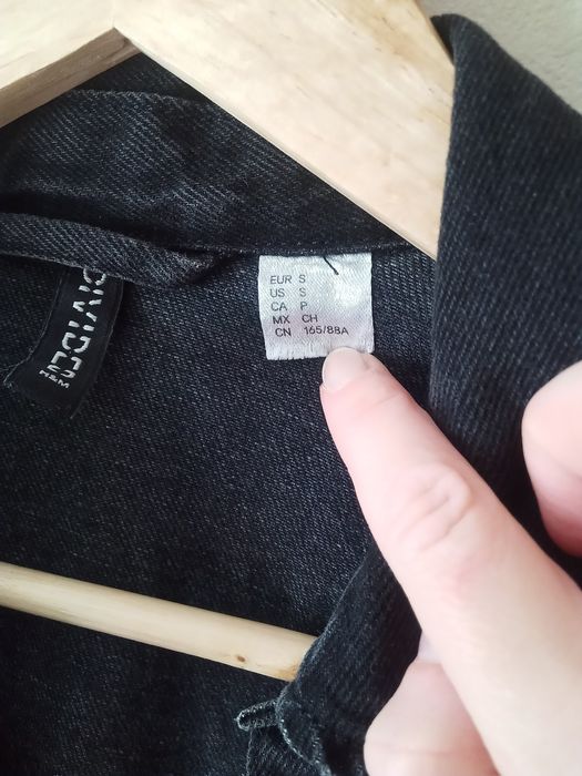 H&M koszulowa jeansowa kurtka oversize