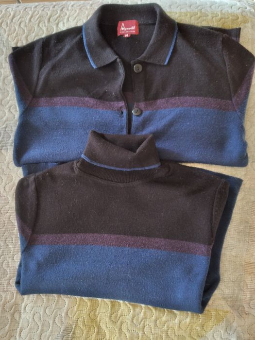 Conjunto de casaco e camisola marca Apunto