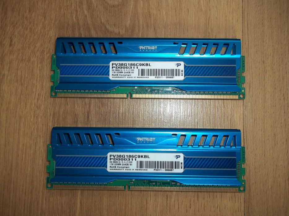 Оперативная память Patriot DDR3 8.GB -1866/PV38G186C9KBL.
