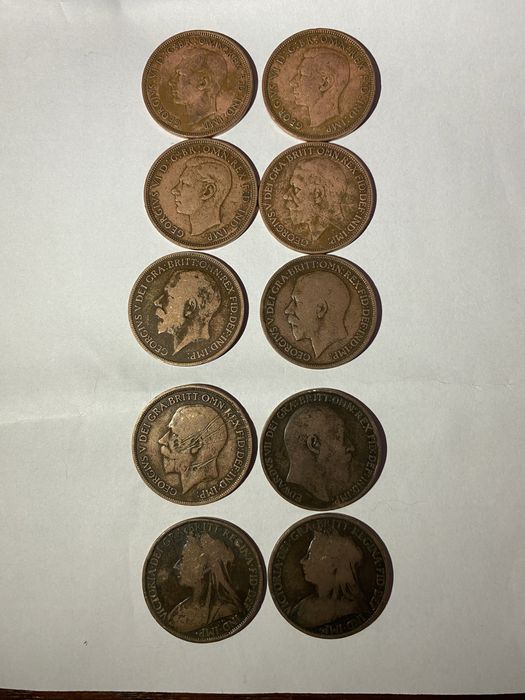 Продам англійські старовинні монети