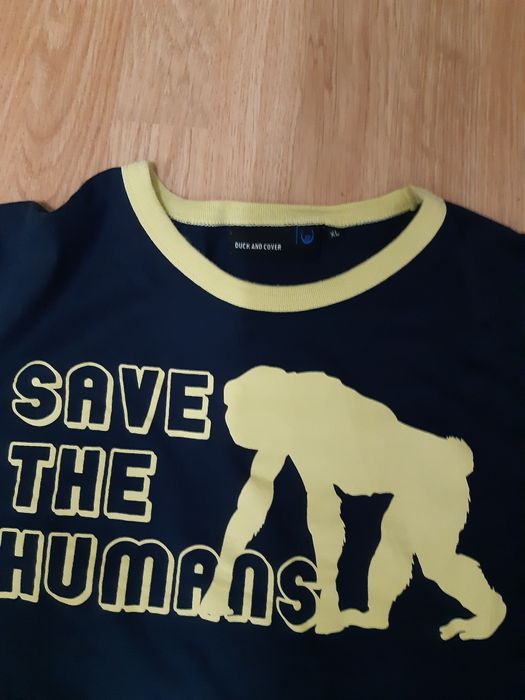 T shirt " save de humans" - Tamanho XL