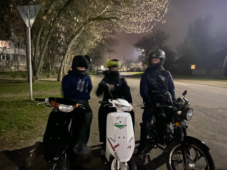 Honda dio AF18, На повном ходу