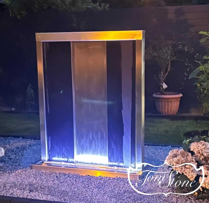 ŚCIANA WODNA. Ściany wodne. Do wewnątrz/zewnątrz. Fontanny ogrodowe.