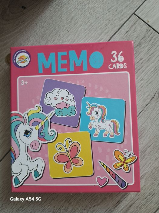Gra memo jednorożce 36 elementów