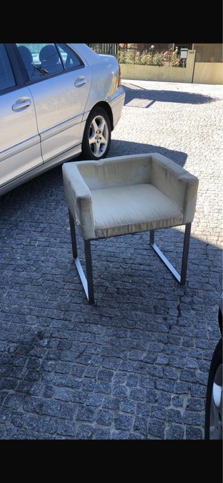 Cadeiras poltrona inox