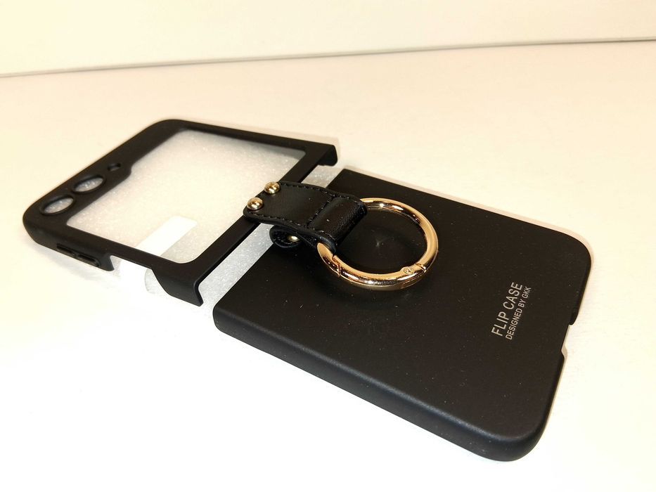 Z146 Etui Samsung Galaxy Z Flip 5 YKNIUFLY Case Z Uchwytem Pierścień