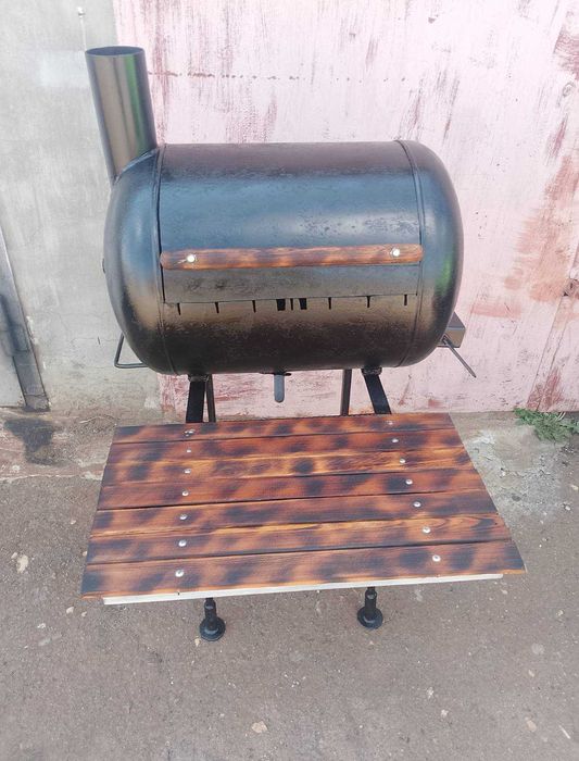 Мангал на базе 80л бойлера