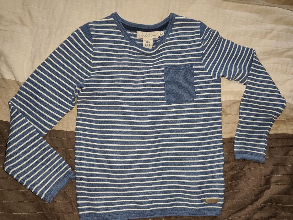 Sweter chłopięcy jak nowy z h&m r.134/140